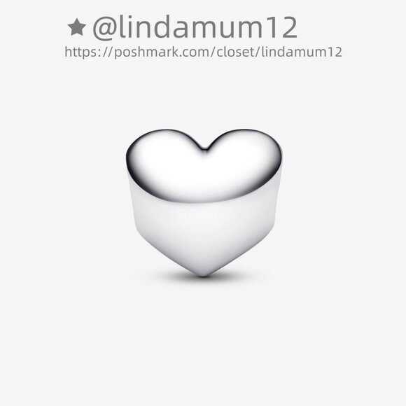 Pandora Engravable Clear Stone Heart Charm - Picture 2 of 6